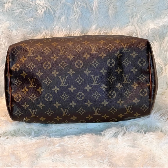 Authentic Louis Vuitton LV Monogram Speedy 35 handbag bag purse - Picture 5 of 15